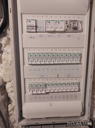 Електромонтажні роботи Електрика під ключ Полтава Виконую всі види