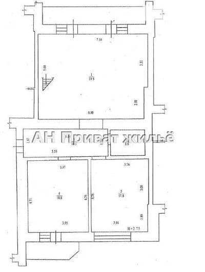 Шикарна дворівнева квартира в центрі міста