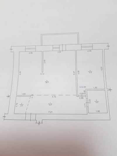 Продаж 2-х кімнатної квартири в центрі!