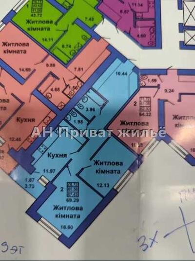 Половки, двокімнатна квартира в новому будинку