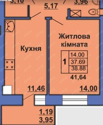 Терміновий продаж! Однокімнатна квартира в новобудові!