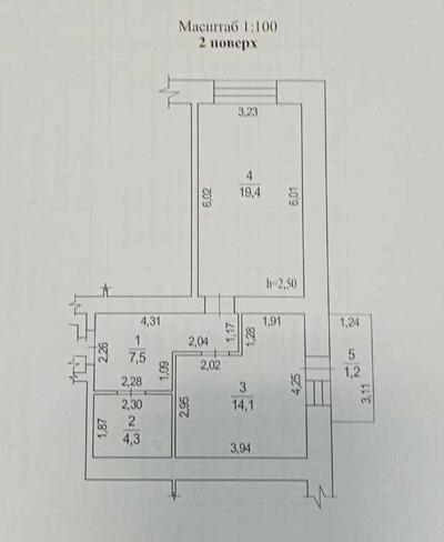Однокімнатна квартира в новобудові, Сади-2