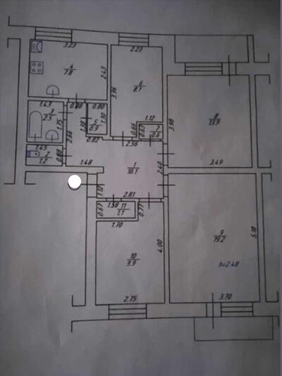 Продаж 4-кімнатної квартири неподалік Полтави
