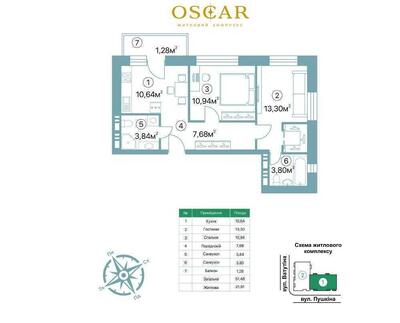 Двокімнатна квартира в ЖК \