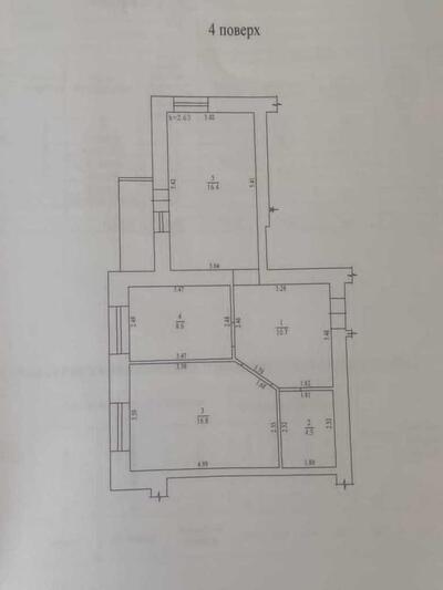 Двокімнатна квартира з АО, район 13-ї школи