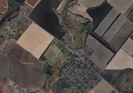 Продается хороший земельный участок под застройку в с.Андреевка, Полтавский р-н