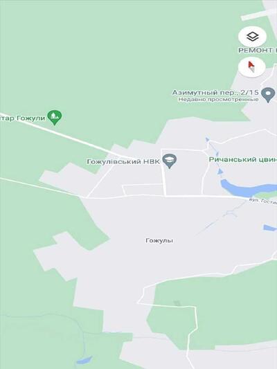 Земельна ділянка у Гожулах.