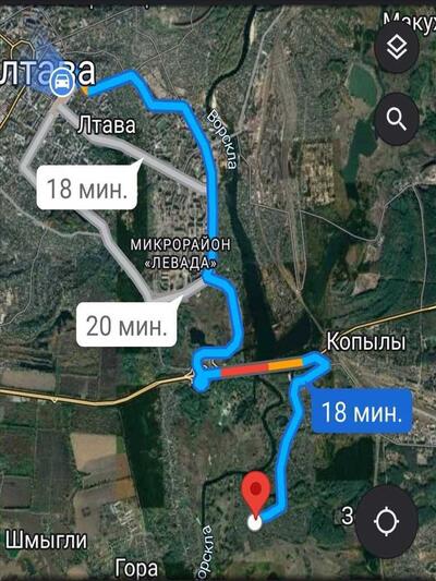 Ділянка для дачних потреб та  відпочинку.