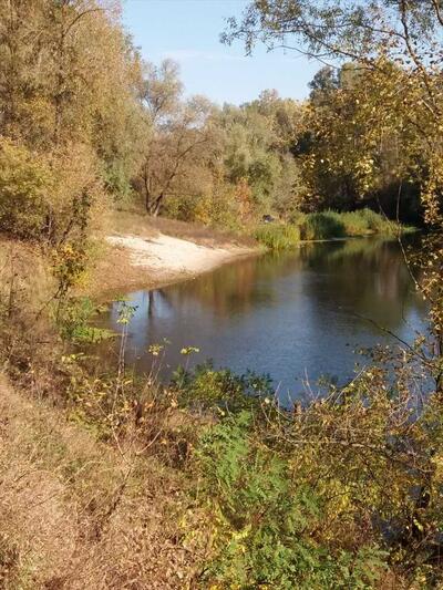 Ділянка за містом поряд з річкою!