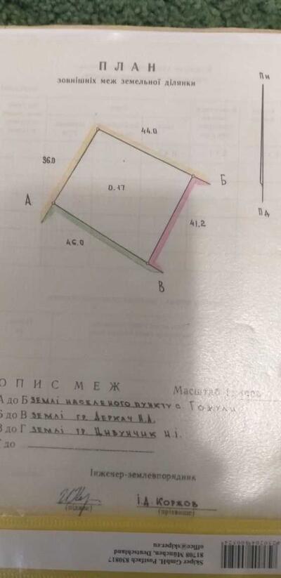 Ділянкі під забудову в Гожулах!