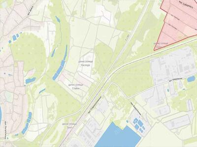 Садова ділянка за містом.