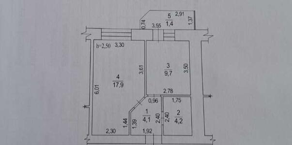 Однокімнатна квартира в новобудові!