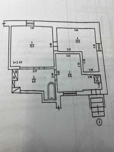 Квартира в приватному домі у центрі міста