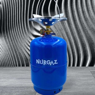 Газовий балон 12л з пальником купити + конфорка для тепла та обігріву