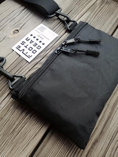 Сумка компактна x-pac через плече месенджер edc ykk techwear на плечо edc ікспак икспак xpack xpak