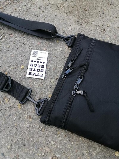 Сумка через плече x-pac месенджер edc ykk techwear на плечо edc ікспак икспак xpack xpak теквір текв