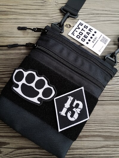 Одяг і взуття  Сумки, гаманці  Сумки Сумка через плече кордура компактна з липучкою велкро для шевр