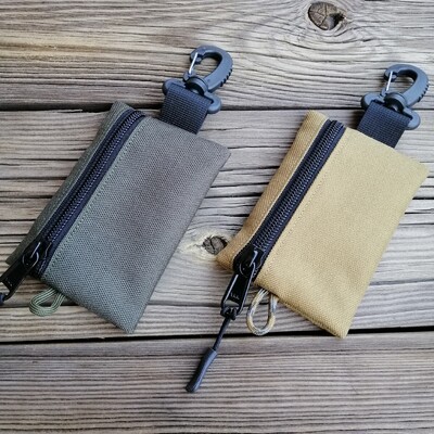 Edc-органайзер fivedotsgear з карабіном міні-гаманець ключниця чохол для навушників