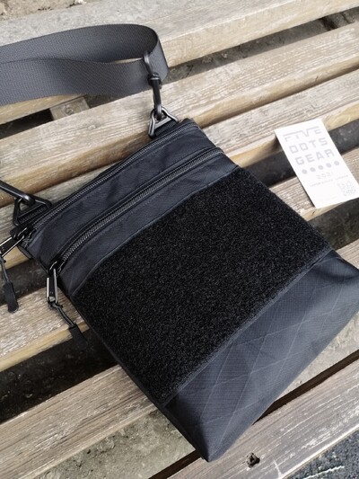 Сумка x-pac з велкро для патчів месенджер через плече 5dotsgear ykk edc плечо xpack икспак techwear
