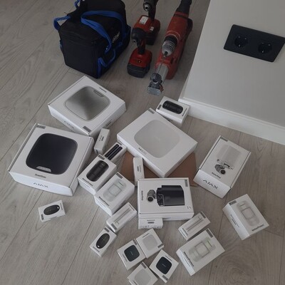 Відеонагляд відеоспостереження сигналізація Ajax аякс монтаж камер