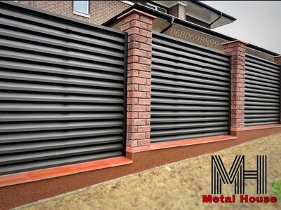 Паркан Ранчо Жалюзі Горизонт огорожа ламелі Миколаїв