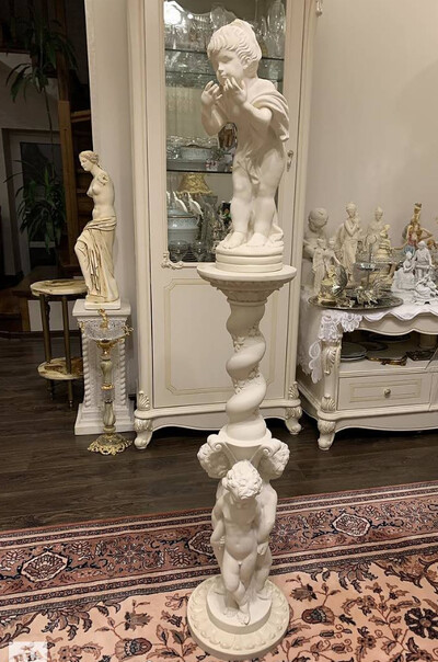 Античная колонна скульптура из Европы 1,4 м