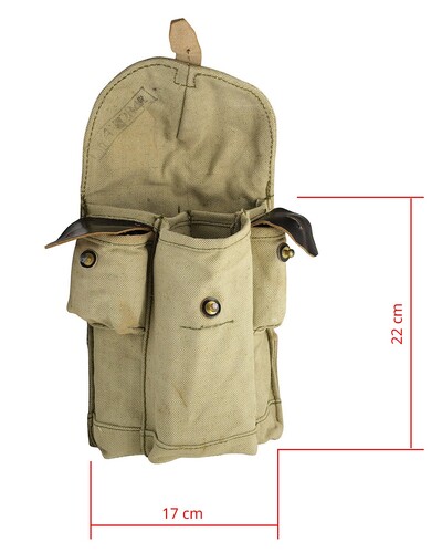 Підсумок брезентовий на три магазина на ак