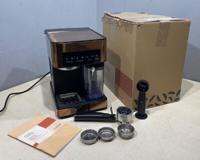 Кавоварка ріжкова Klarstein Arabica Comfort Gold Lila (10041524) 20 бар