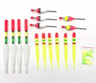 Поплавці комплектом 15 штук і кріплення до волосіні!