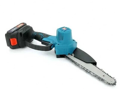 Нова аккумуляторна пилка з шиною 20 см. та аккумуляторами на 24 вольта