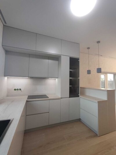 Кухня, шафа купе, корпусні меблі на замовлення AGT, фарбований МДФ