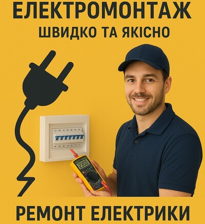 послуги кваліфікованого електрика