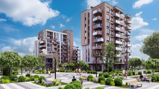 Продам однокомнатную квартиру,44 м в новом ЖК, без комиссии