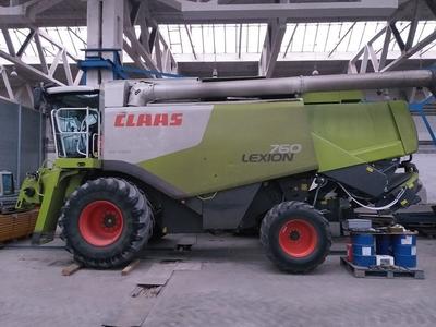 комбайн зерноуборочный  Claas Lexion 760 2013г.в. Двиг, (489 к.с. / 390 кВт)