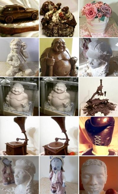 Шоколадные подарки ручной работы. Шоколадные скульптуры. Шоколадные букеты. Шоколадные фигуры.