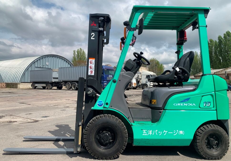 Автонавантажувач вилковий Mitsubishi на 1.5 тонни, 2020 року, на пневмошинах, Одеса на aviso.ua
