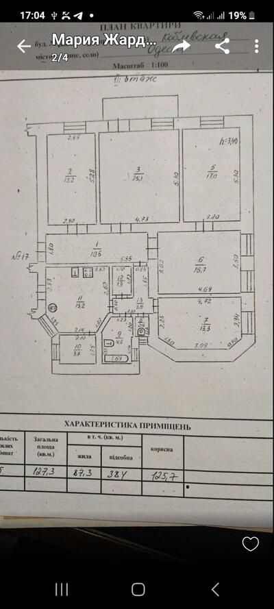 Продам 4-к квартиру Одесса, Приморский, Коблевская