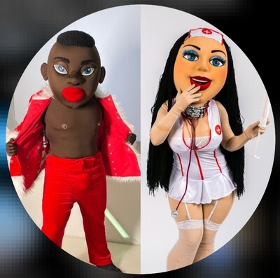 Заказать стриптиз ростовых кукол в Одессе аниматоры на праздник.