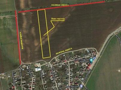 Продаж 4 га землі в с. Прилиманське під котеджі або комерційні цілі