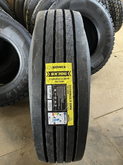 315/80 R22.5 Sonix SX706 Рульові Нові Вантажні Шини