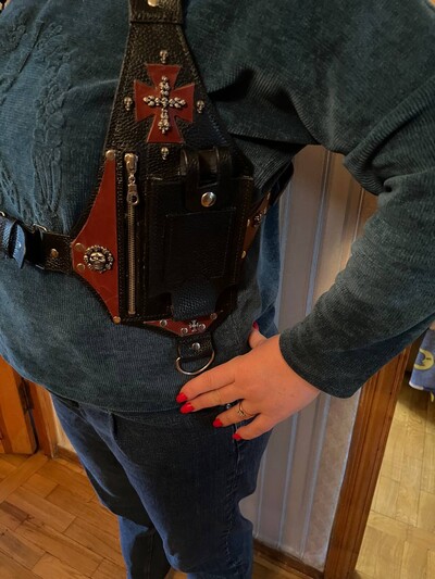 Продається нова байкерська портупея