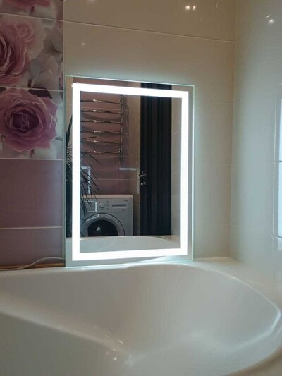 Дзеркало з LED підсвіткою в ванну кімнату Зеркало с подсветкой в ванну