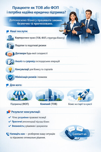 Юридичні консультації для бізнесу