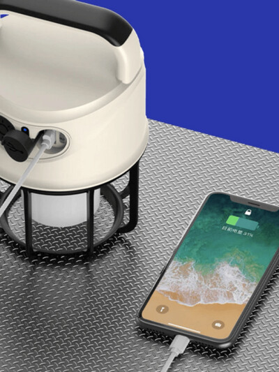 БАГАТОФУНКЦІОНАЛЬНИЙ СВІТЛОДІОДНИЙ ЛІХТАР З POWERBANK з функцією powerbank