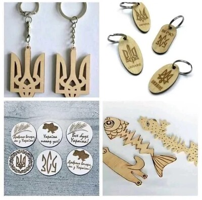 Вироби з фанери ручної роботи на замовлення.