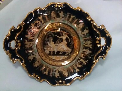 Фруктова таріль “Грецькі мотиви” Кераміка. Виробництво - Греція.