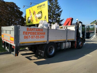 Послуги Кран Маніпулятор Вантажні Перевезення Доставка Грузоперевозки