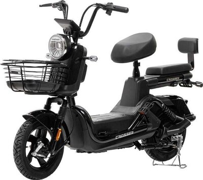 Електричний велосипед Crosser CR2 800W (графенові акб 60V/24Ah) - чорний