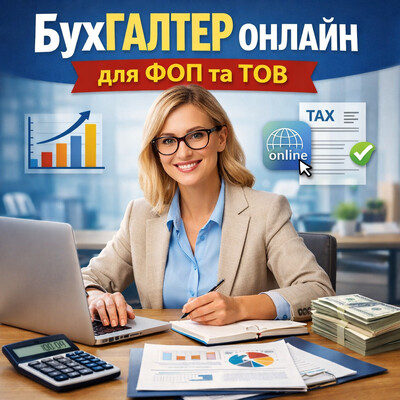 Бухгалтер онлайн для ФОП та ТОВ