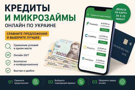 Подбор кредитов и микрозаймов онлайн